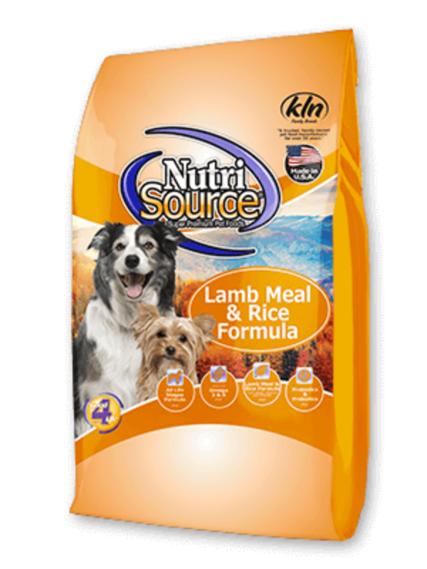 NutriSource Lamb & Rice Feed Bag Pet Supply
