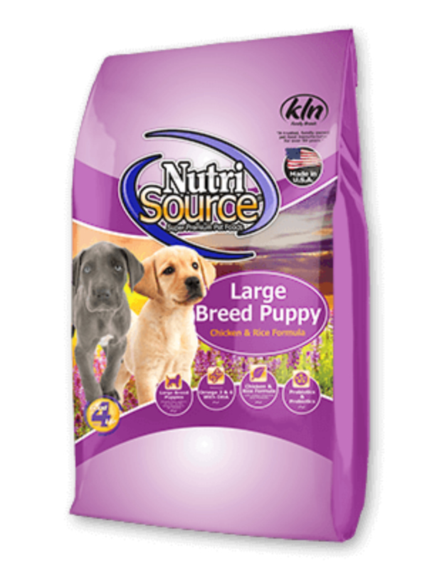 NutriSource Large Breed Puppy - Feed Bag Pet Supply