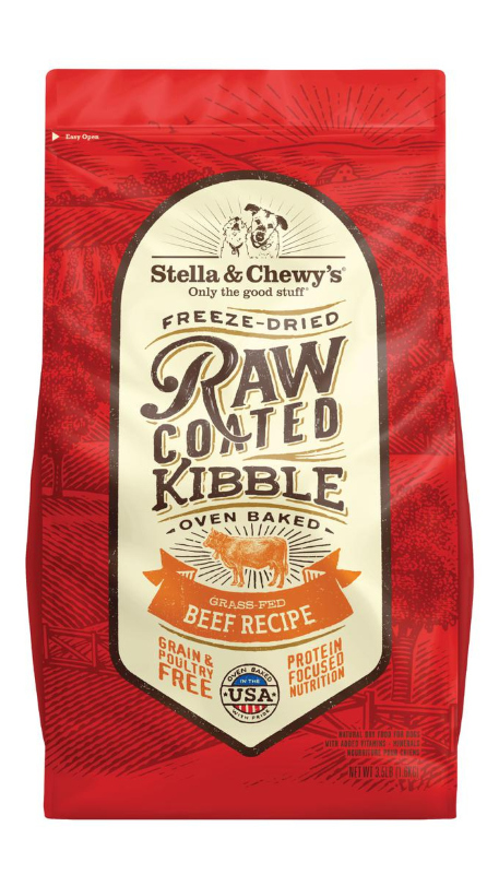 Stella & Chewy's Grass-Fed Beef Raw Coated Kibble - Feed Bag Pet Supply