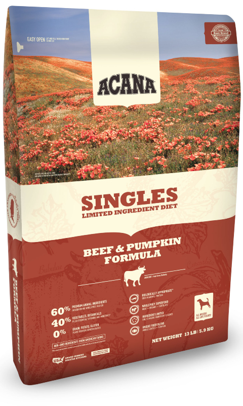 Acana Singles Beef & Pumpkin - Feed Bag Pet Supply