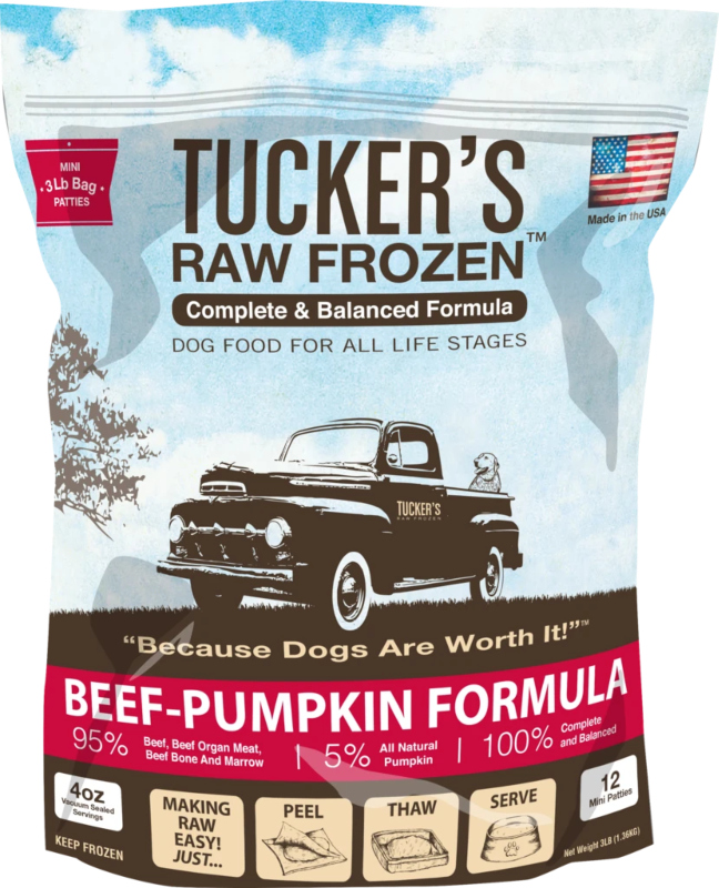 Tucker's Frozen Beef & Pumpkin Feed Bag Pet Supply