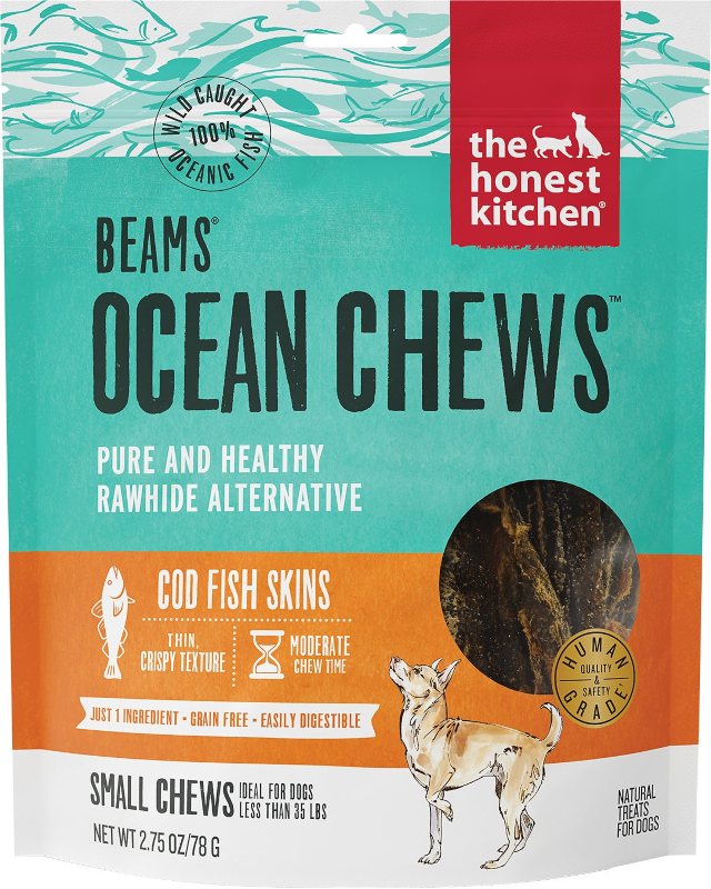The Honest Kitchen Ocean Chews Crispy Cod Fish Skins - Feed Bag Pet Supply