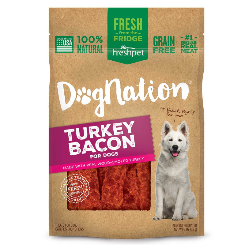 FreshPet Dog Nation Turkey Bacon - Feed Bag Pet Supply