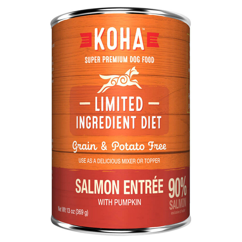 Koha Canned LID Salmon Pate for Dogs Feed Bag Pet Supply