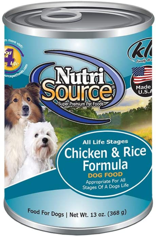 NutriSource Canned Chicken & Rice Feed Bag Pet Supply