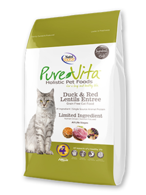 Pure Vita Cat Duck & Red Lentils Feed Bag Pet Supply