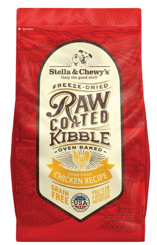 Stella & Chewy's CageFree Chicken Raw Coated Kibble Feed Bag Pet Supply