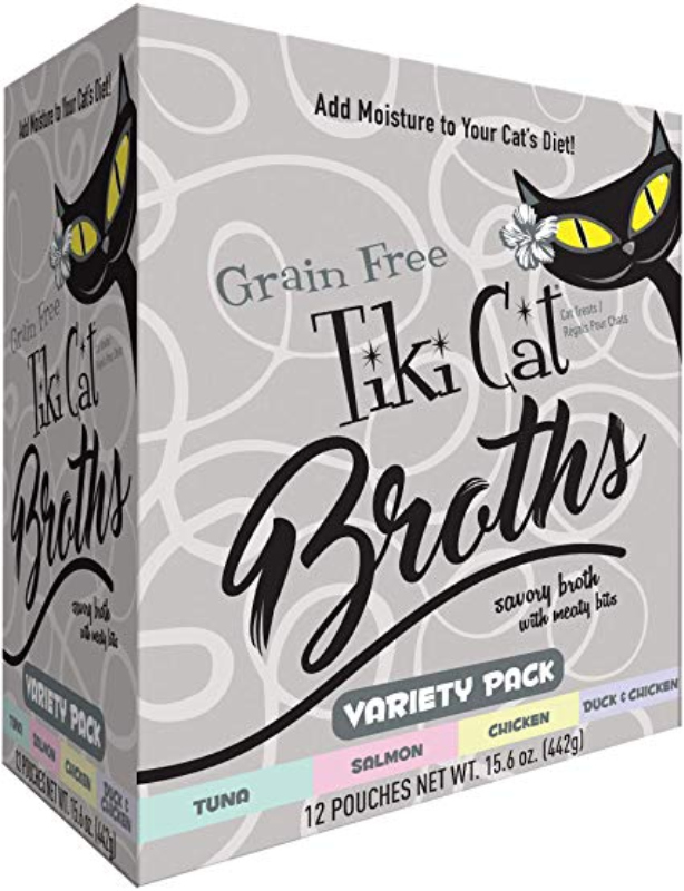 Tiki Cat Broths Variety Pack Feed Bag Pet Supply