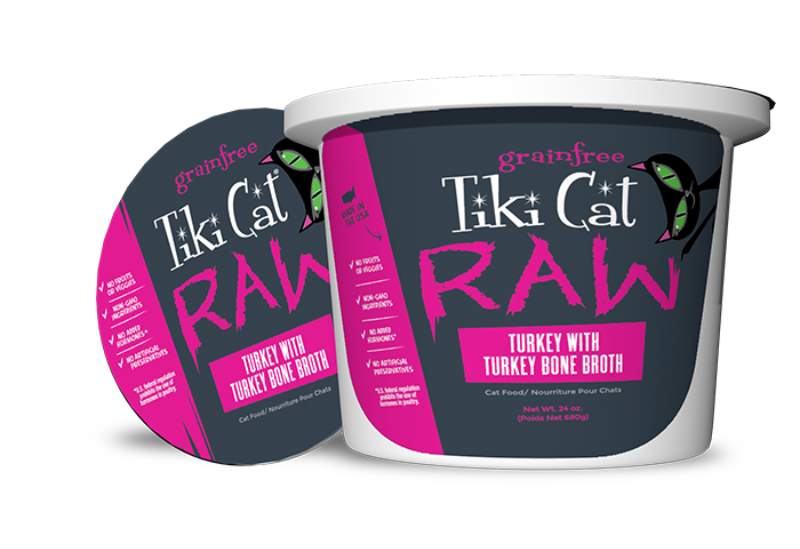 Tiki Cat Frozen Turkey with Turkey Bone Broth Feed Bag Pet Supply