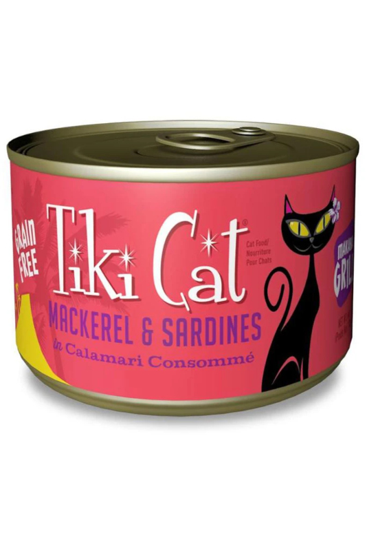 tiki cat mackerel and sardines