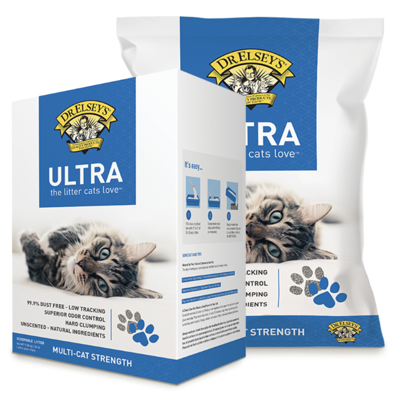 Dr. Elsey's Ultra MultiCat Strength Cat Litter Feed Bag Pet Supply