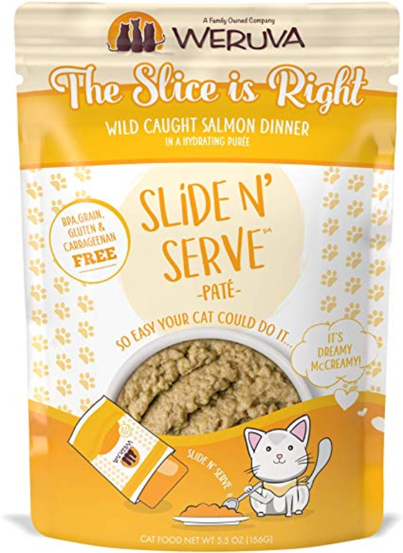 Weruva The Slice is Right Slide n' Serve Wet Cat Food Feed Bag Pet Supply